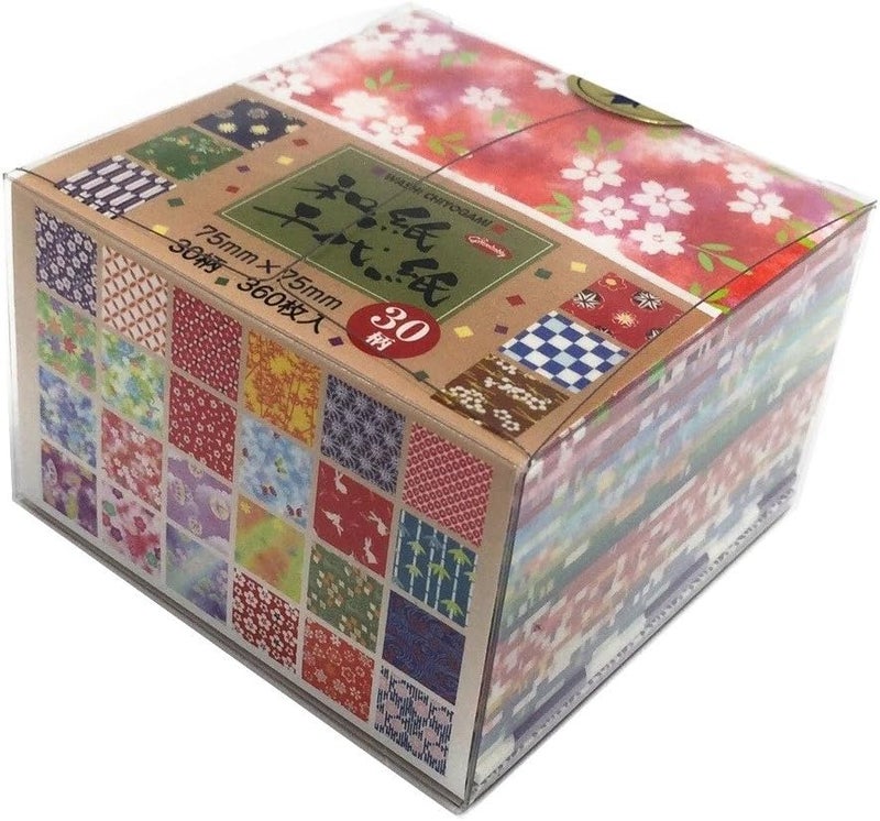 Aitoh Origami Paper - 360 Sheets of Assorted Colors (3-inch) - Image 1